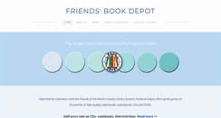 Desktop Screenshot of friendsbookdepot.com
